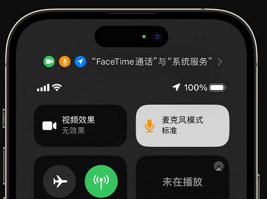 绍兴苹果授权维修网点分享iPhone在通话时让你的声音更清晰 