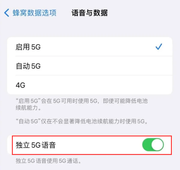 绍兴苹果14维修分享iPhone 14 Pro如何开启VoNR 