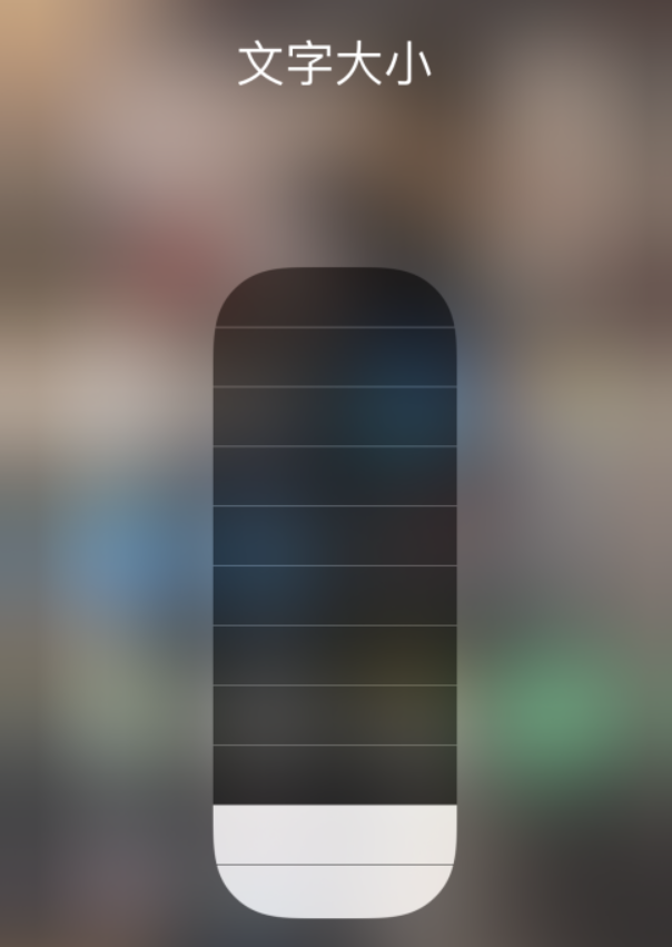绍兴苹果手机维修分享小技巧：在 iPhone 控制中心快速调节字体大小 