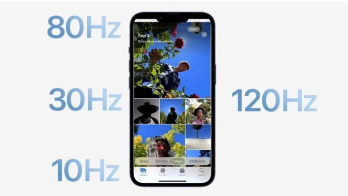 绍兴苹果14维修分享iPhone 14有高刷吗 